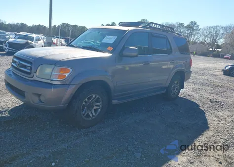 2002 Toyota Sequoia Limited V8 z USA, uszkodzony, nr VIN 5TDBT48A92S074893